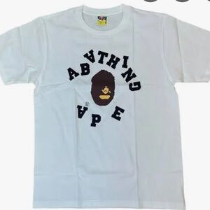 Bape A Bathing Ape Scrambled‎ Letters Tee 2XL White New With Tags